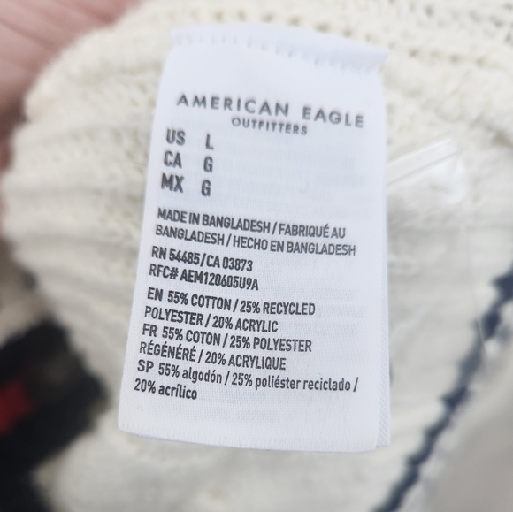 American Eagle Over Sized Cable Knit Button-Up Cardigan - Picture 11 of 11